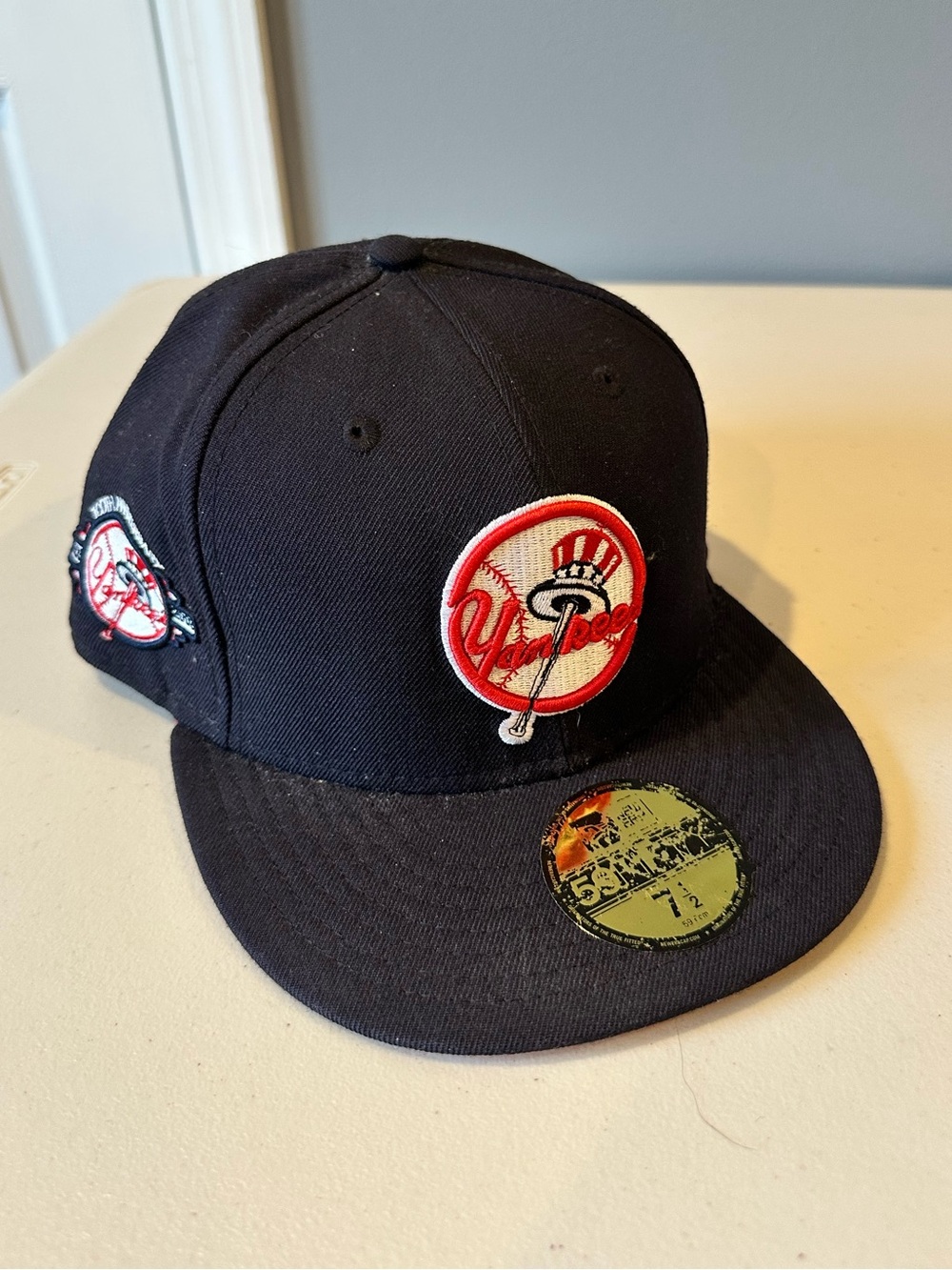 NEW YORK YANKEES "TOP HAT LOGO" (100TH ANN ) NEW ERA 59FIFTY FITTED